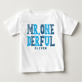 Herr Onederful First Birthday Baby Bodysuit T-shirt