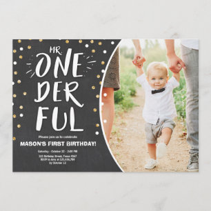 Herr onederful Geburtstagseinladung Einladung