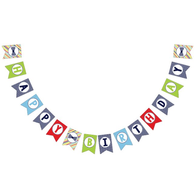 Herr ONEderful Happy Birthday Banner | Bejagung (Alle)