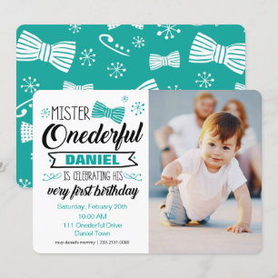 Herr Onederful Invitation Einladung