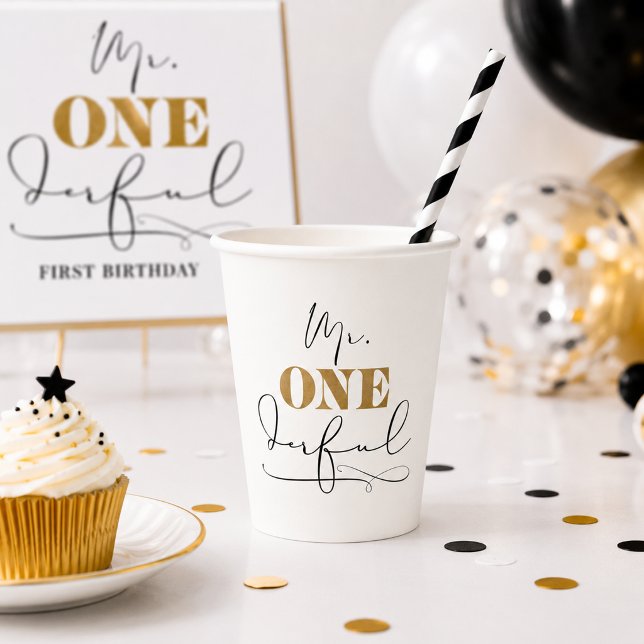 Herr Onederful Paper Cups Pappbecher (Mr. Onederful Paper Cups)