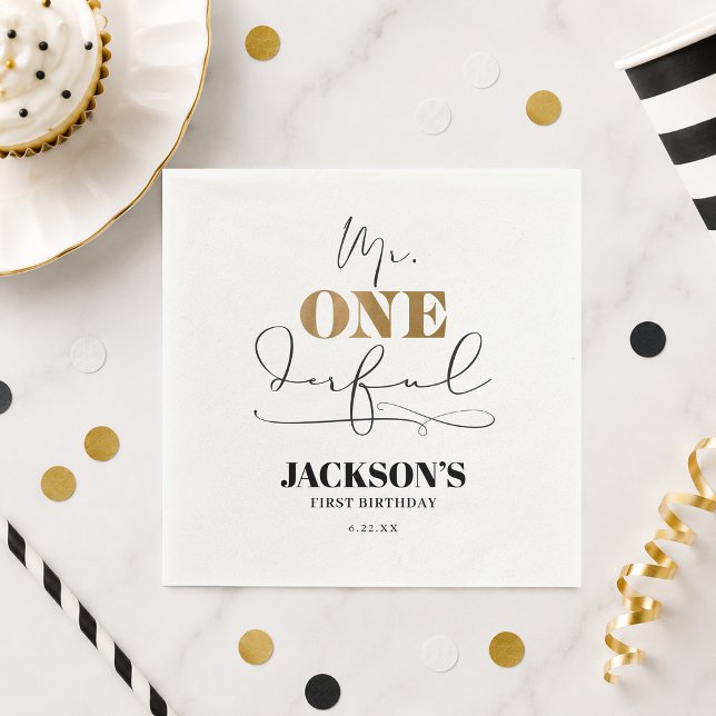 Herr Onederful Paper Napkins Serviette (Mr. Onederful Paper Napkins)