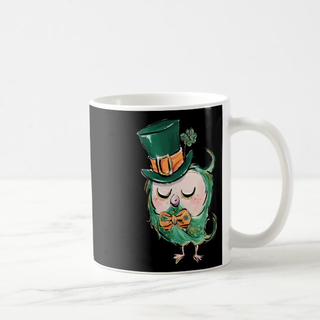 Herr Owl Sticker Kaffeetasse (Rechts)