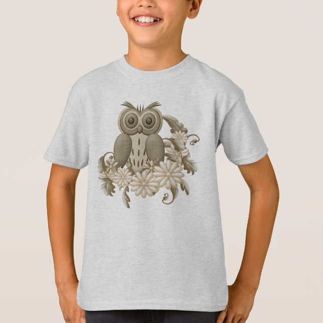 Herr Owl T-Shirt (Vorderseite)