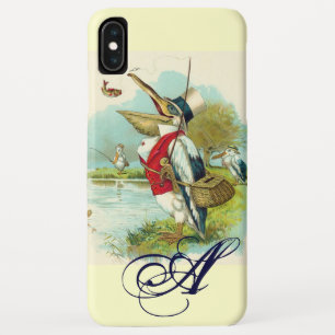 HERR PELICAN FISCHERMONOGRAM, Creme Case-Mate iPhone Hülle