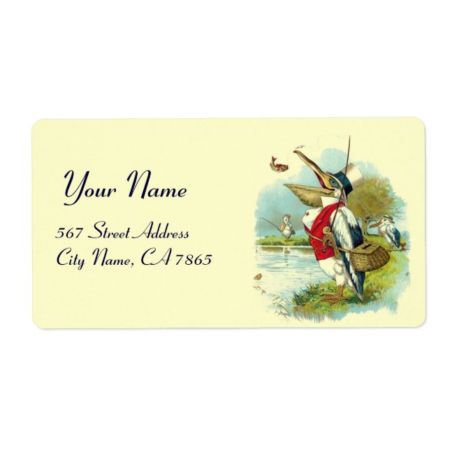 HERR PELICAN FISHING, Creme (Vorne)