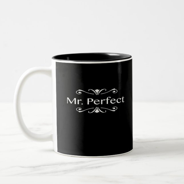 Herr Perfect Zweifarbige Tasse (Links)