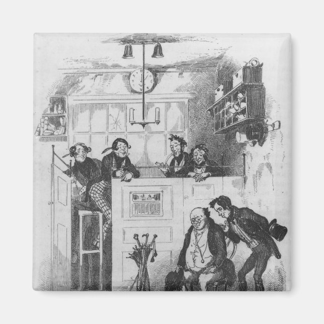 Herr Pickwick und Sam im Anwaltsbüro Magnet (Vorne)