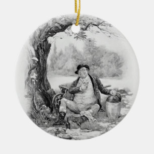 Herr Pickwick, von 'Charles Dickens: Ein Klatsch Keramikornament