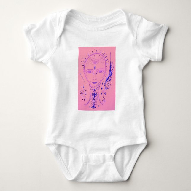 Herr Pink Baby Strampler (Vorderseite)