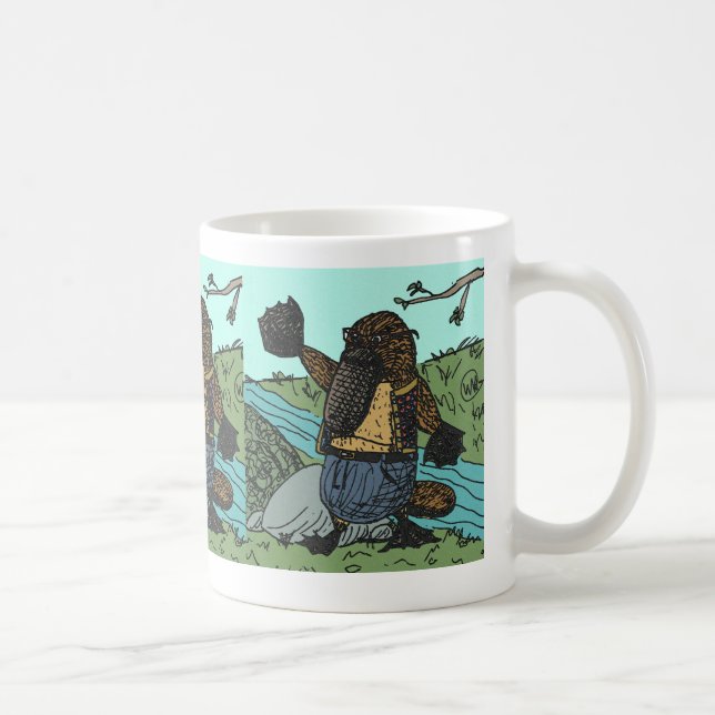 Herr Platypus Mug Kaffeetasse (Rechts)