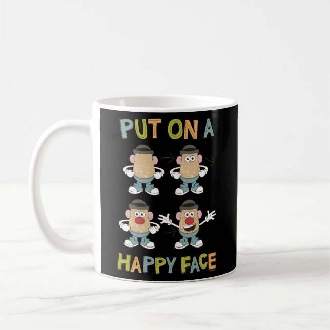 Herr Potato Head auf ein glückliches Gesicht Kaffeetasse (Links)