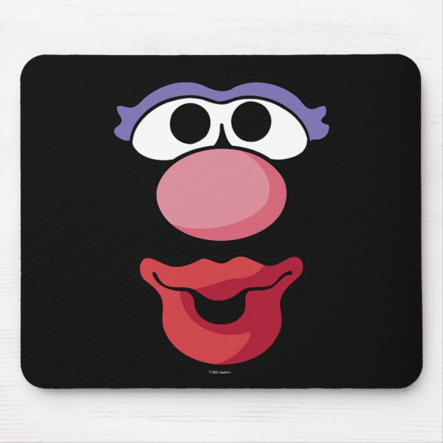 Herr Potato Head Halloween Frau Potato Head Big Fa Mousepad (Vorne)