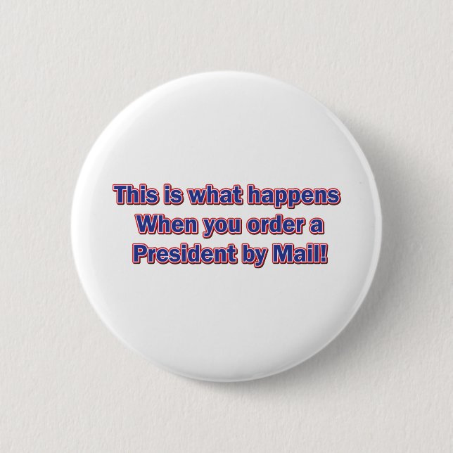 Herr Präsident Button (Vorderseite)