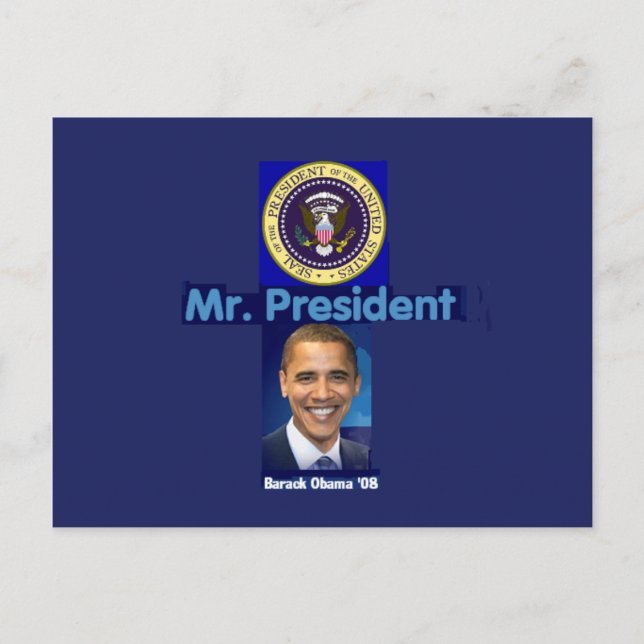 HERR PRÄSIDENT Postcard Postkarte (Vorderseite)