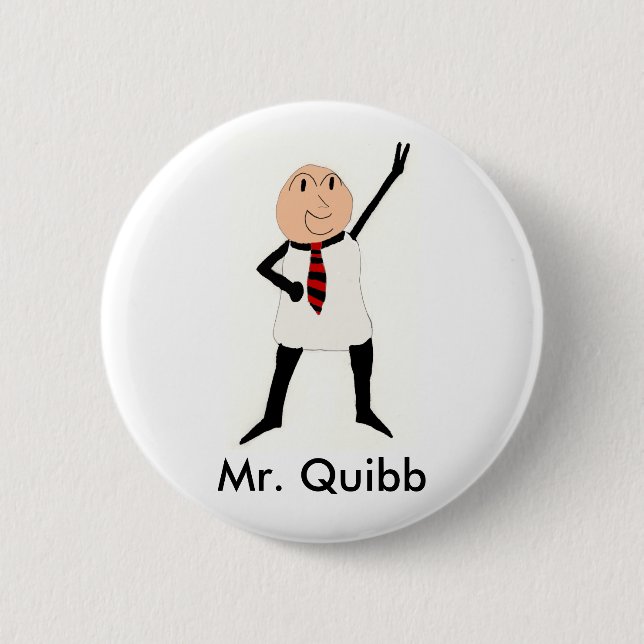 Herr Quibb Button (Vorderseite)