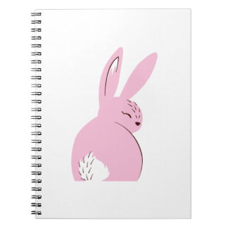 Herr Rabbit Journal - hübsch im Rosa! Notizblock
