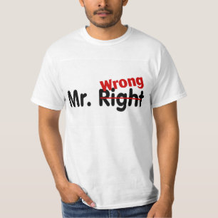 Herr Right Wrong T-Shirt