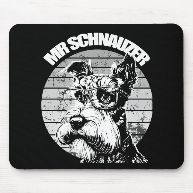 Herr Schnauzer Mousepad (Vorne)