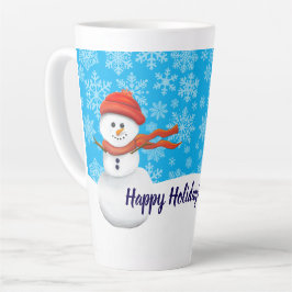 Herr Schneemann Frohe Feiertage Milchtasse