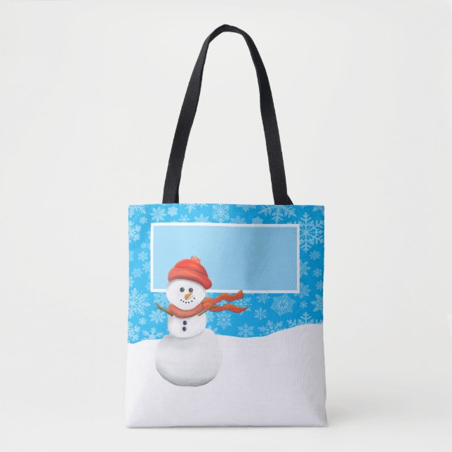 Herr Schneemann Tasche (Vorderseite)