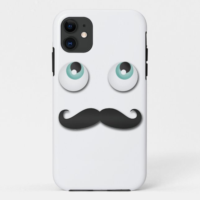 Herr Schnurrbart Case-Mate iPhone Hülle (Rückseite)