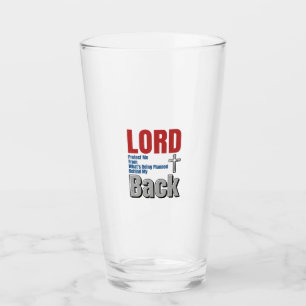 Herr schütze mich Christlicher Glaube Shirt Design Glas