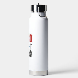 Herr schütze mich Christlicher Glaube Shirt Design Trinkflasche