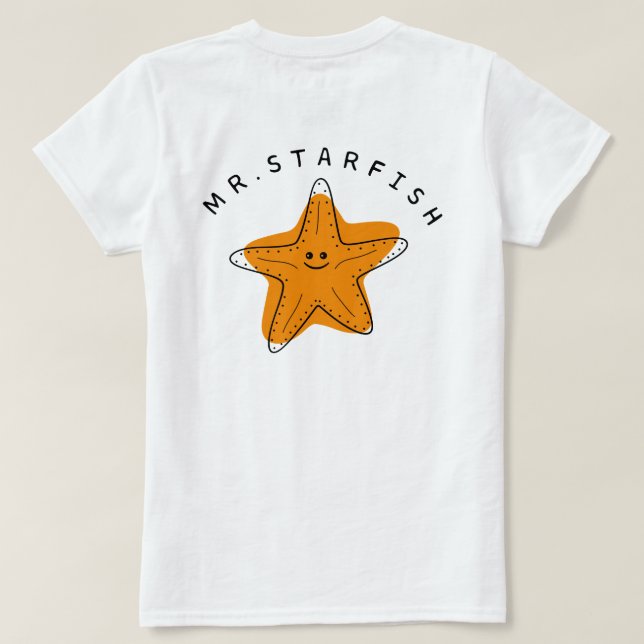 Herr Seestern T-Shirt (Design Rückseite)