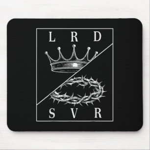 Herr Server Jesus Christliches Kreuz Gott Glaube B Mousepad
