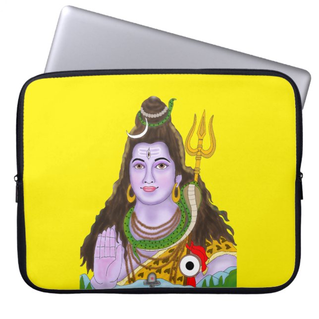 Herr Shiva Laptopschutzhülle (Vorderseite)