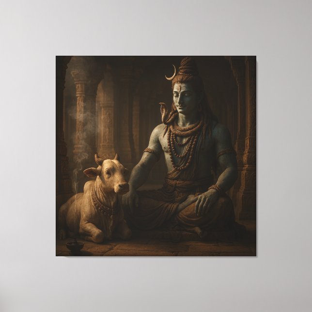 Herr Shiva Leinwanddruck (Vorderseite)