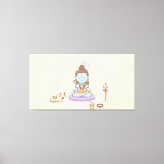 Herr Shiva Leinwanddruck