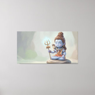 Herr Shiva Leinwanddruck