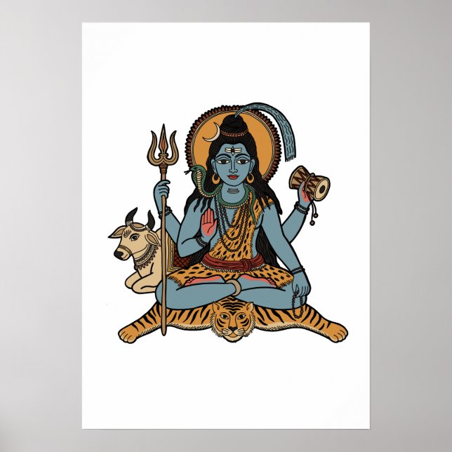 Herr Shiva Poster (Vorne)