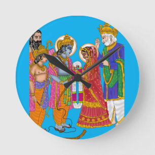 Herr Sita Ram Wanduhr