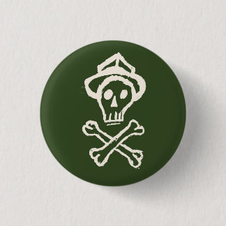 Herr Skullington - Gruppen-Grün Button