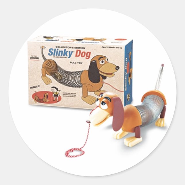 Herr Slinky Aufkleber (Vorderseite)