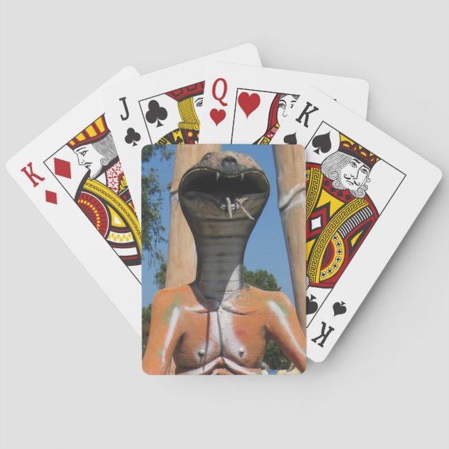 Herr Snake AKA Cobra Leiter ... Buddhist Hell Spielkarten (Rückseite)