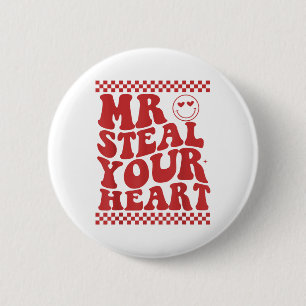 Herr Steal Ihr Herz für Jungen Kleinkinder Valenti Button