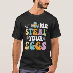 Herr Steal Your Eggs Osterjunge Kleinkinder Funny T-Shirt