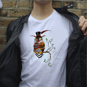 Herr Steam Owl T-Shirt