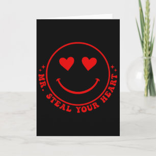 Herr, stehlen Sie Ihr Herz Kinder Jungen Valentins Karte