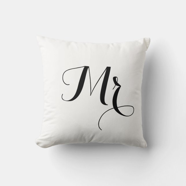Herr Striped Back Pillow - eines Herrn und der Kissen (Vorderseite)