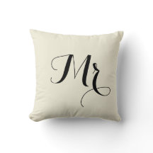 Herr Striped Back Pillow - weg vom Weiß