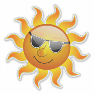 Herr Sunshine Aufkleber