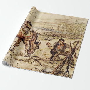 Herr Toad und der Zigeuner von Arthur Rackham Geschenkpapier