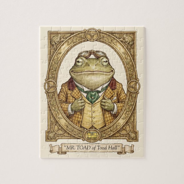 Herr Toad von Toad Hall Wind in den Weiden (Vertikal)
