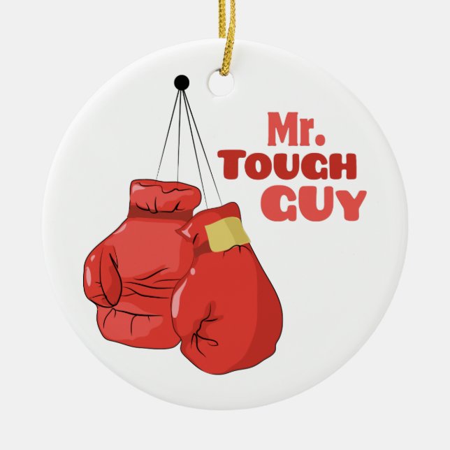 Herr Tough Guy Keramikornament (Vorne)
