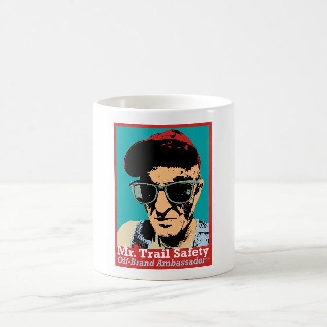 Herr Trail Safety, Weg-Marke Botschafter Kaffeetasse (Mittel)